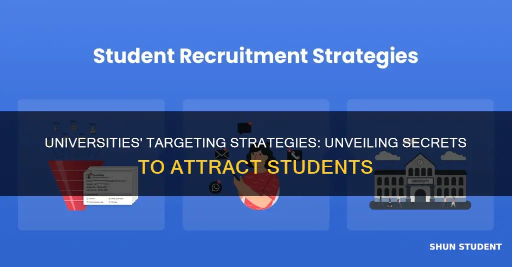 how universities target students