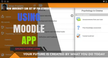 University Students: Moodle App Setup Guide
