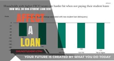 Impact of $30,000 Student Loan Debt on Future Borrowing Power