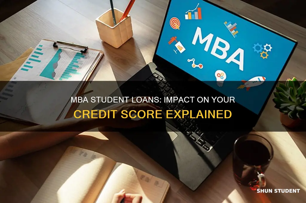 how will a mba student loan affect my credit score