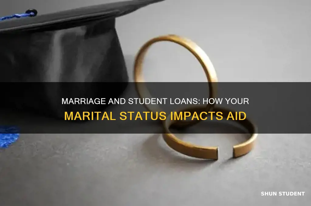 how will being married affect recieving student loans