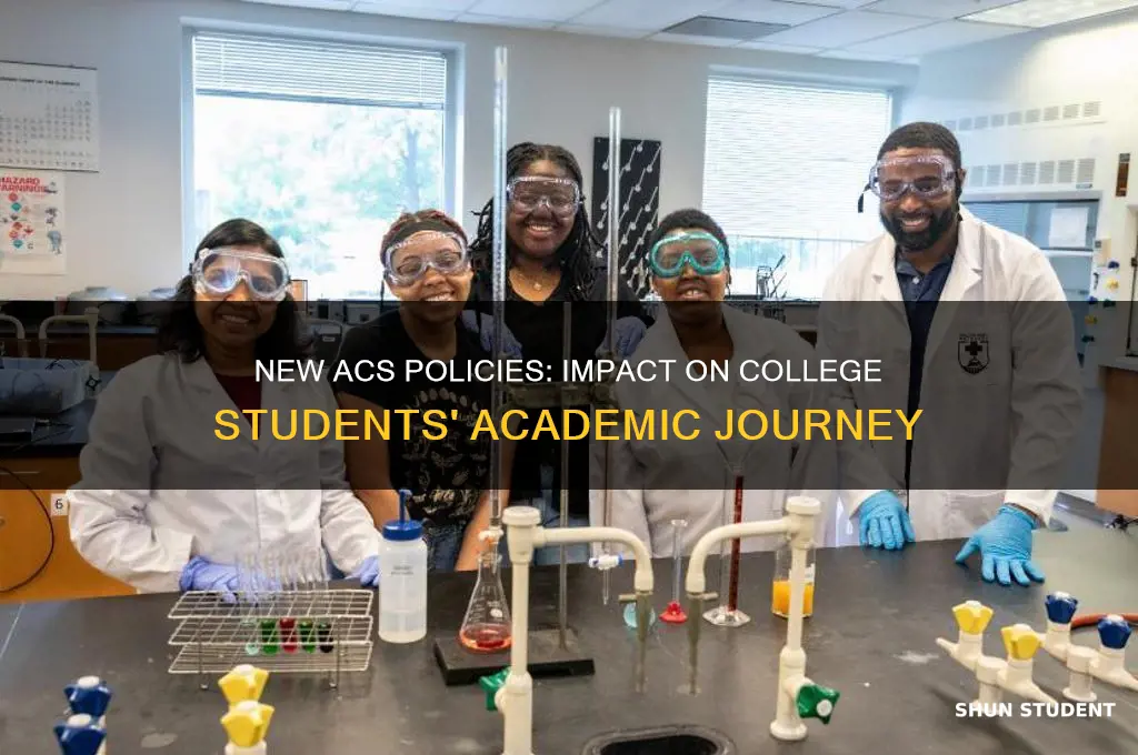 how will college students be handled by the new acs