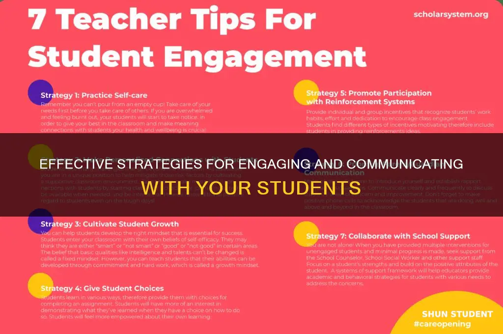 how will i speak with and interact with my students