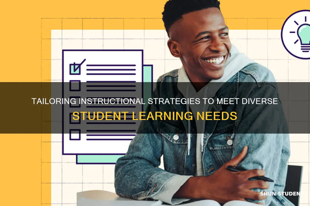 how will instructional strategies address all students learning needs