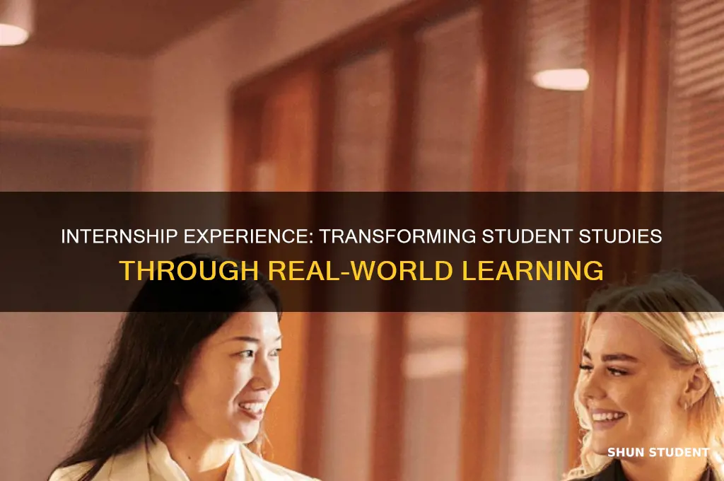 how will internship experience enhance the student