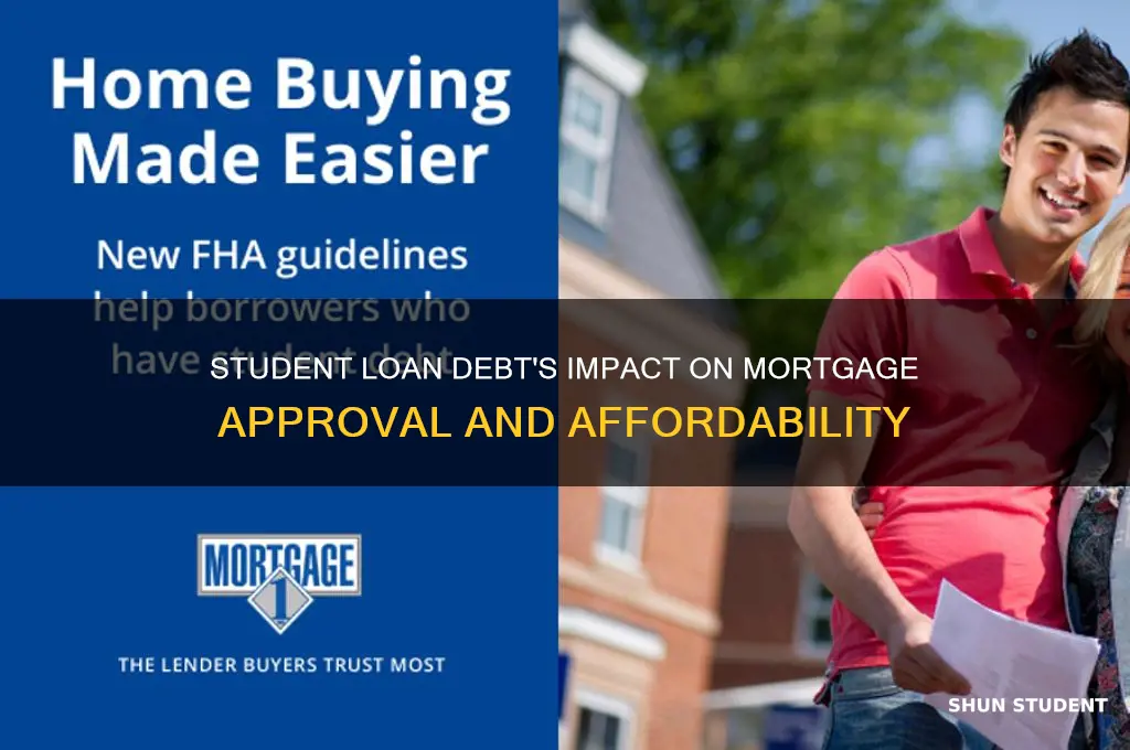 how will student load debt affect mortage