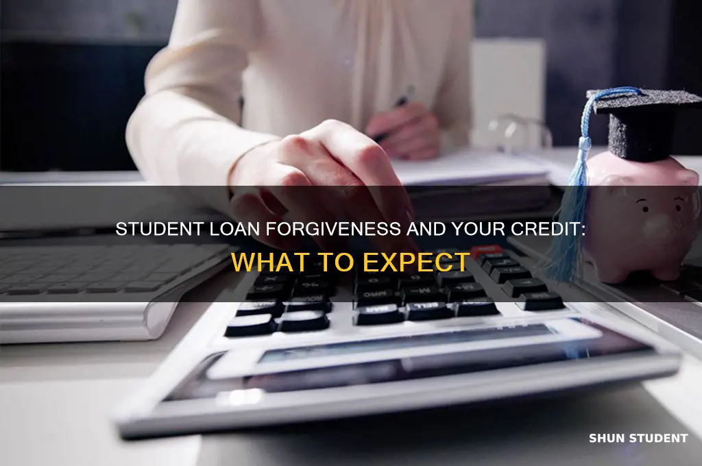 how will student loan forgiveness affect my credit