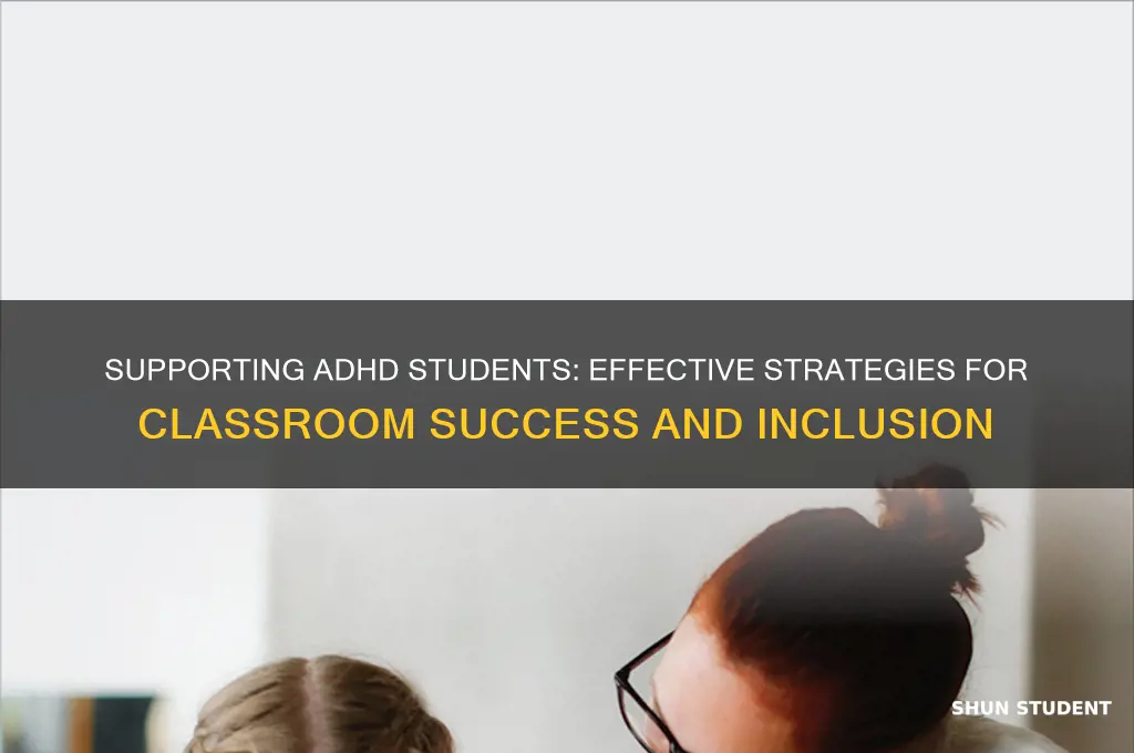 how will you address a student diagnosed with adhd