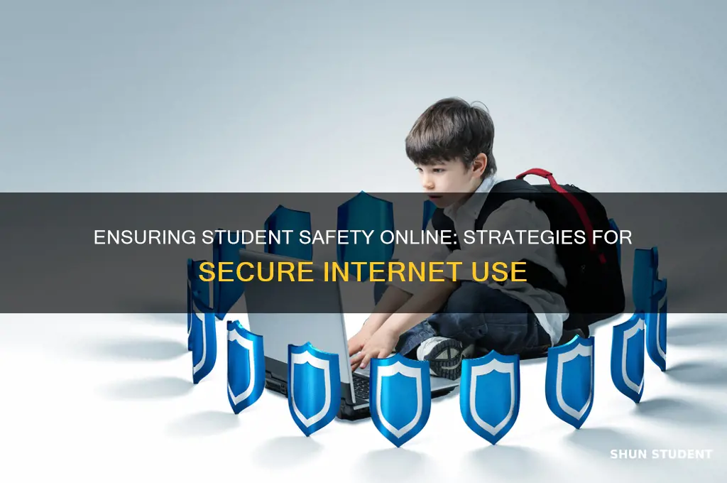 how will you ensure student safety in using the internet