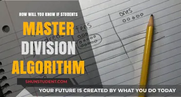 Mastering Division: Key Indicators of Student Proficiency in Algorithms