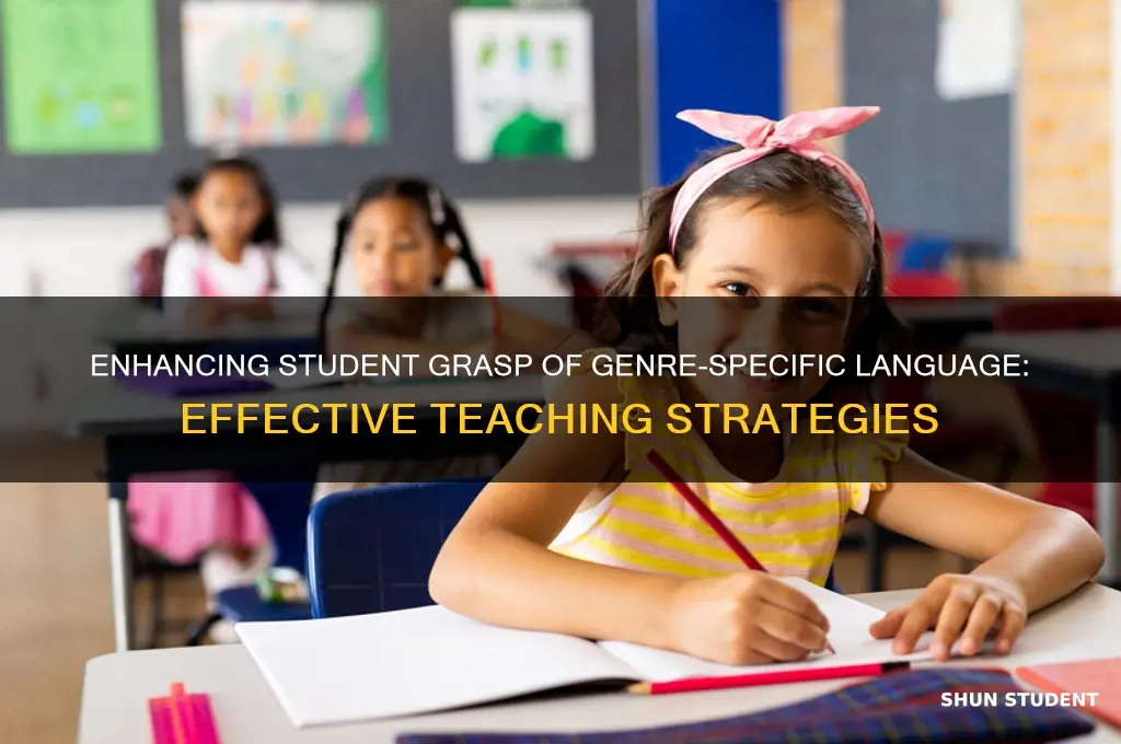 how will you promote student understanding of genre specific language