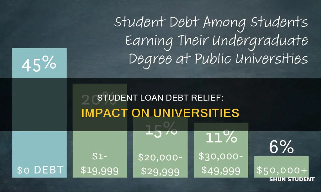 how would wiping the student loan debt effect universities