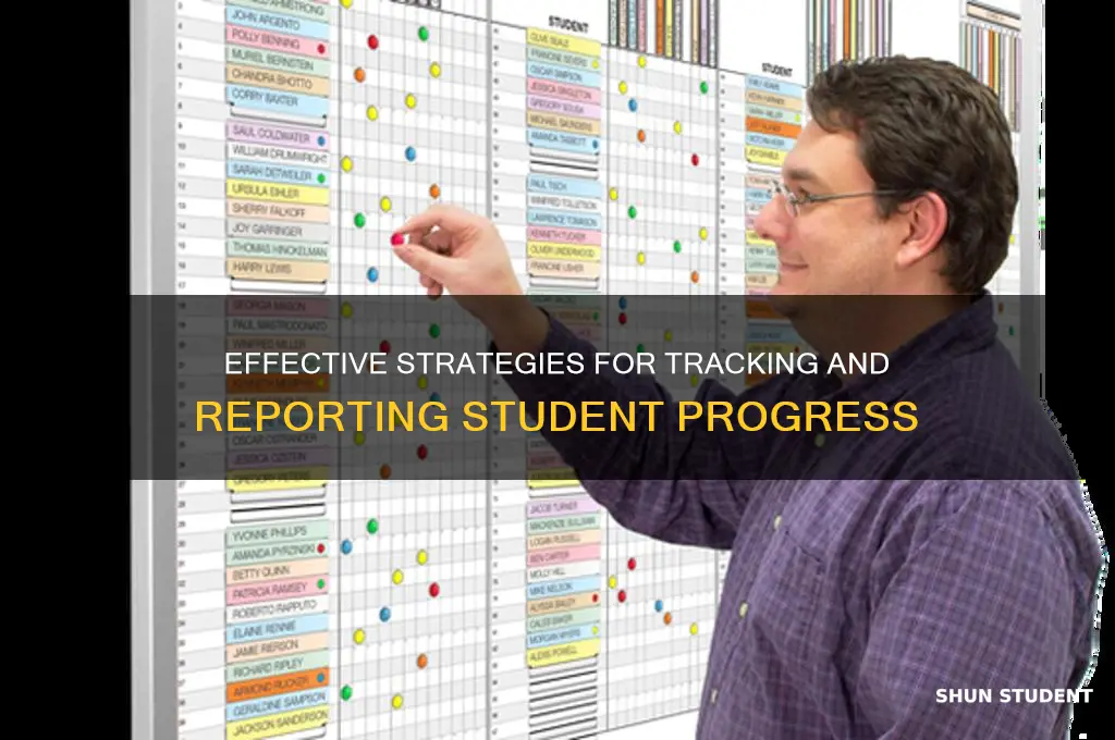 how you will report the progress of students