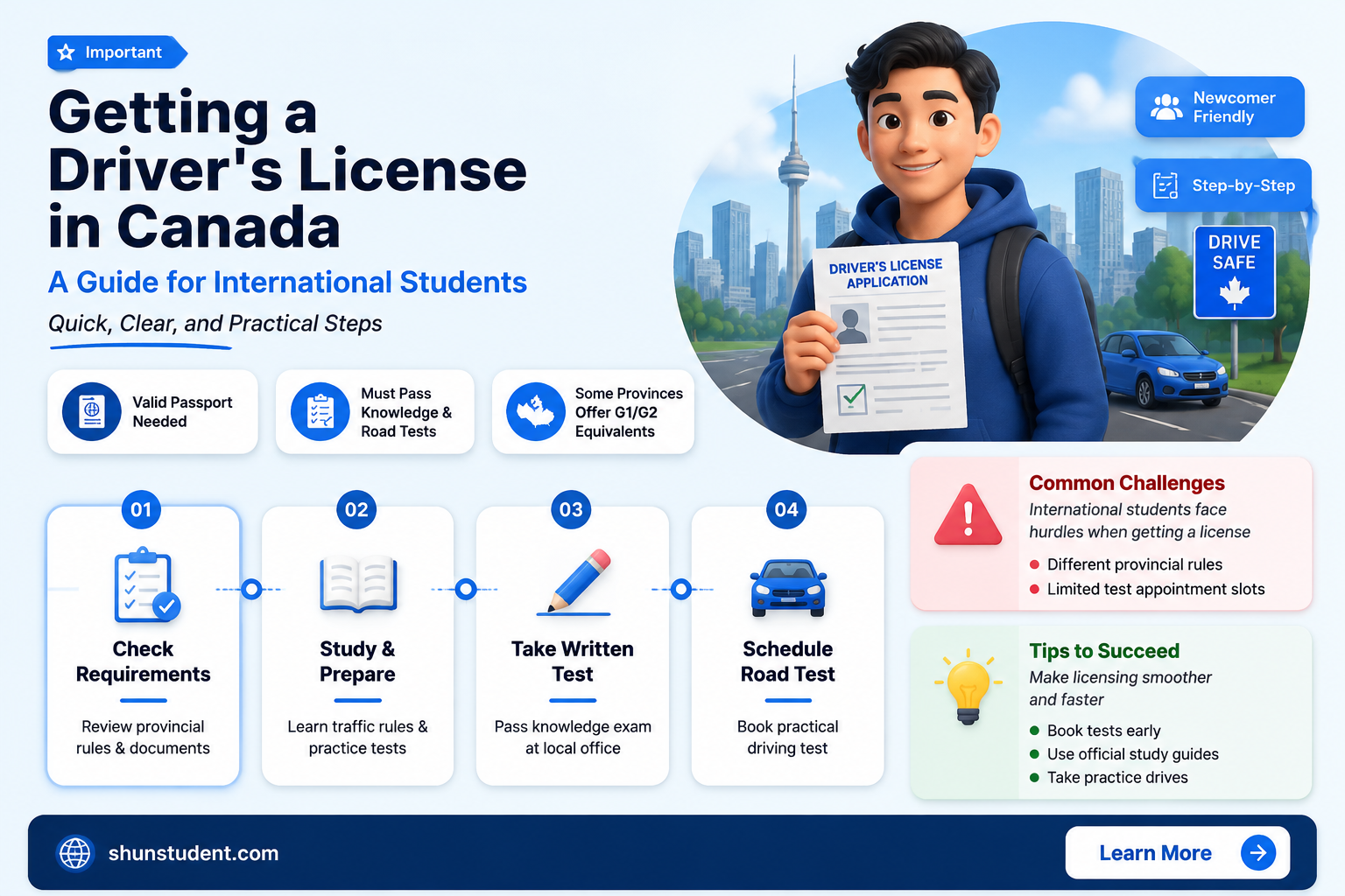 can an international student get a driver