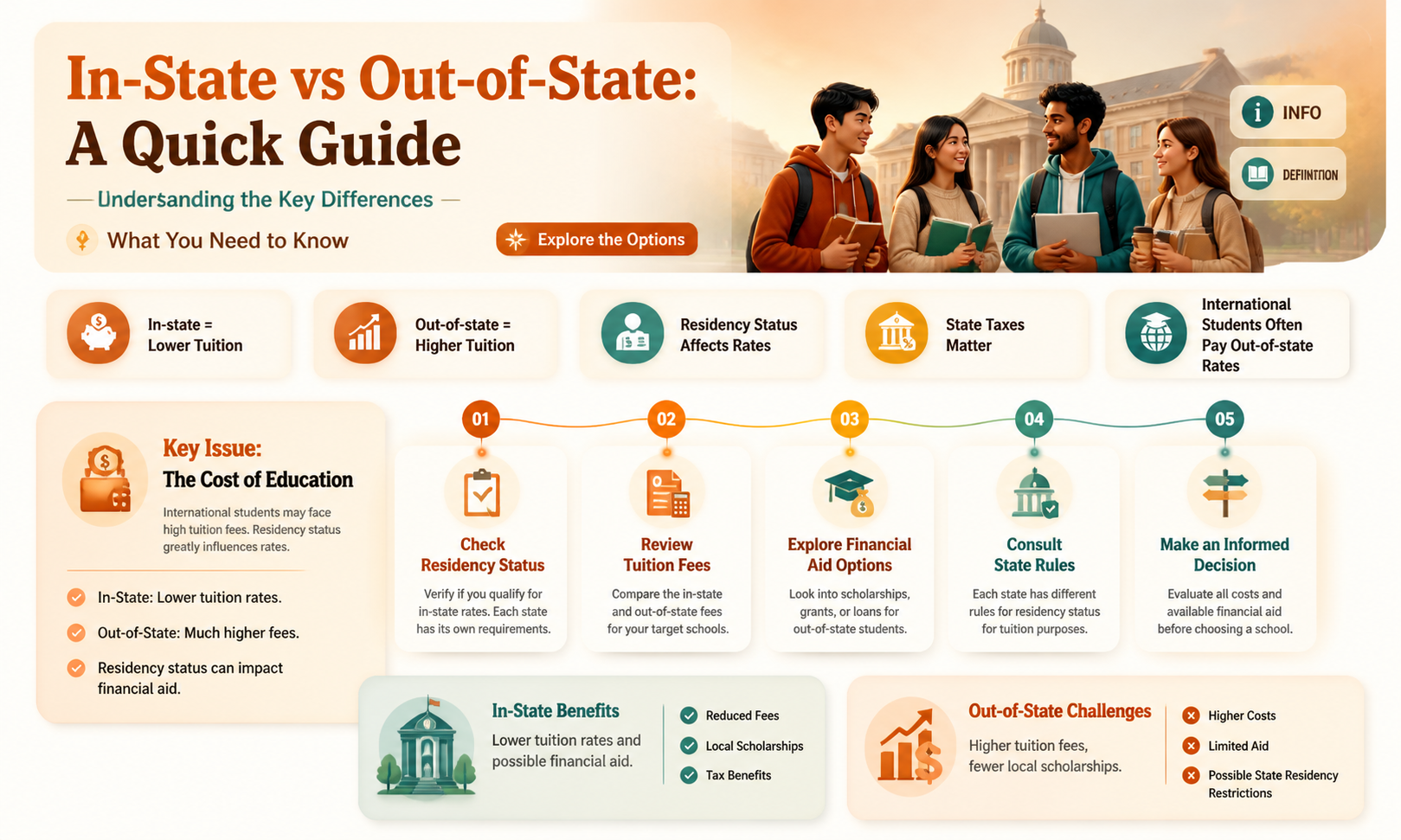 are international students categorized as out of state