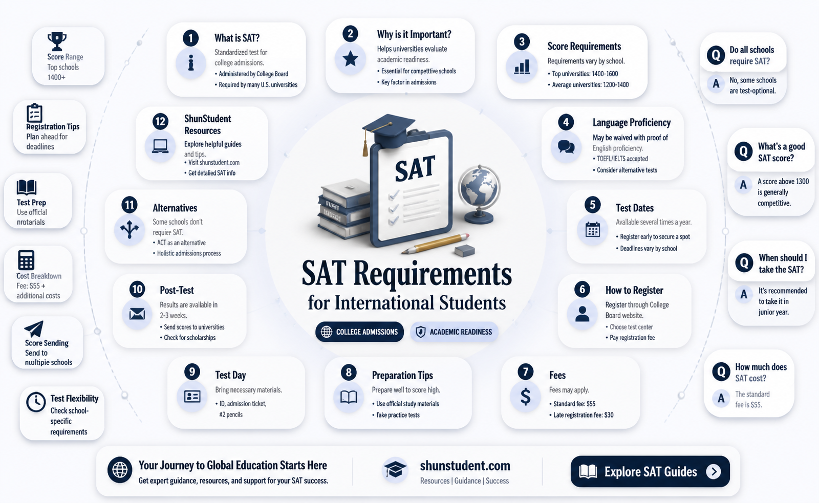 are international students required to take the sat