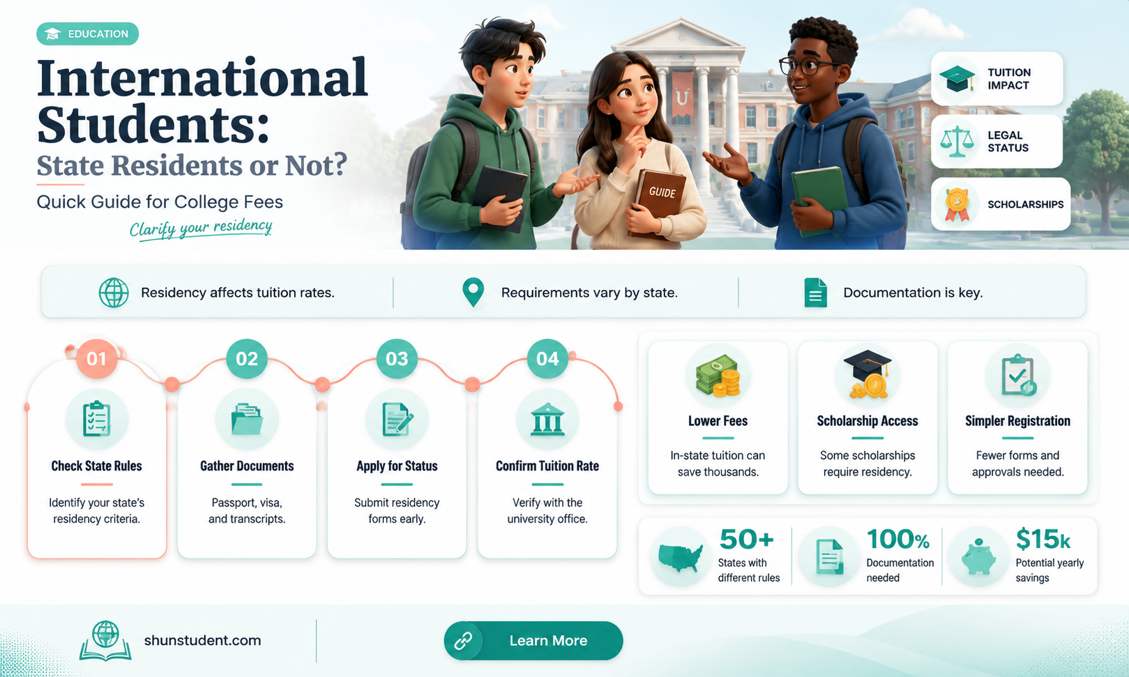 are international students state residents driving license