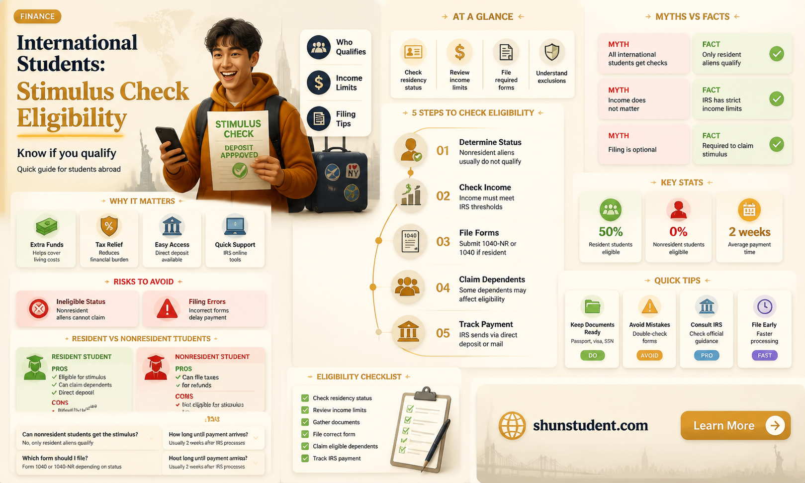 are international student eligible for stimulus check