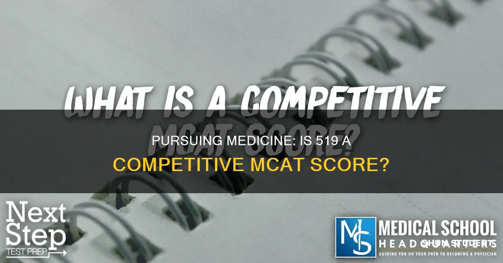 is 519 a good mcat score international students