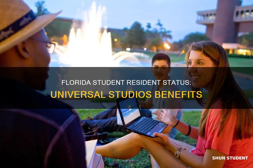 is a student a florida resident universal studios