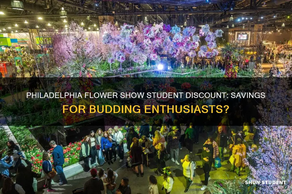 is a student discount for the phildephia flower show