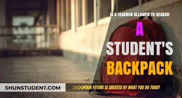 Can Teachers Search Student Backpacks? Legal Boundaries Explained