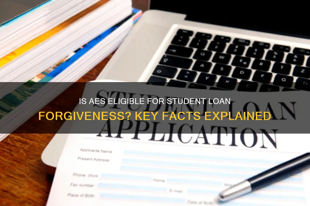 is aes eligible for student loan forgiveness