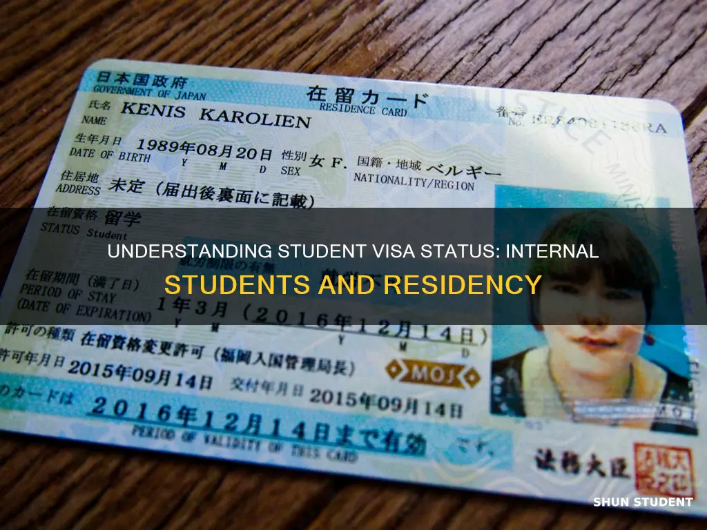is an internal student an alien resident