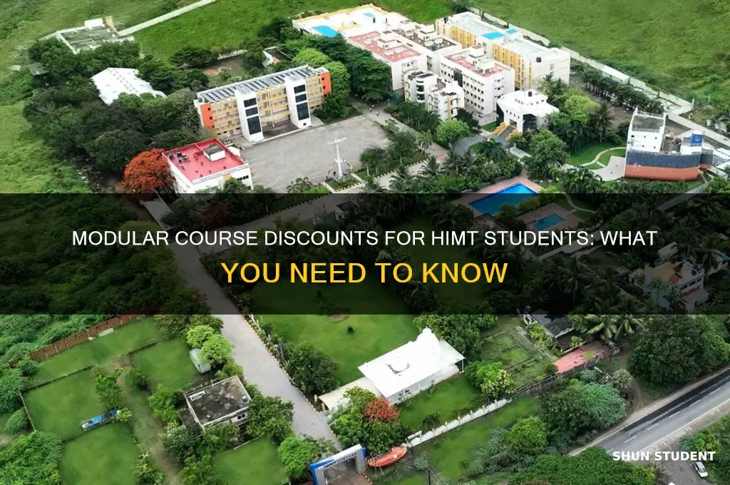 is any discount for himt students for modular courses