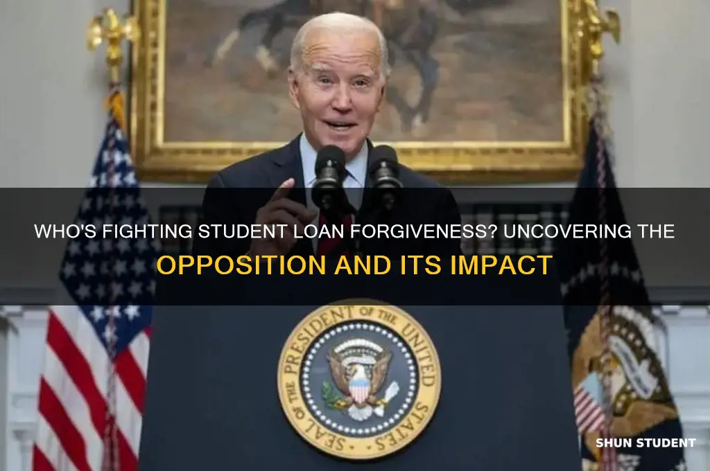 is anyone challenging student loan forgiveness