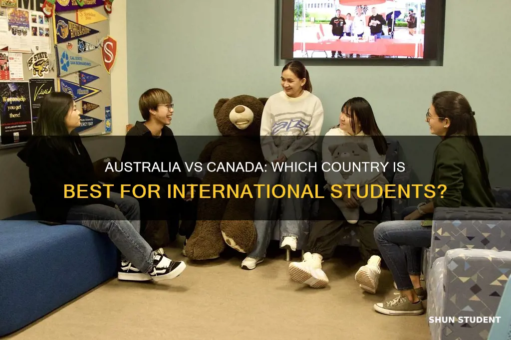 is australia better than canada for international students