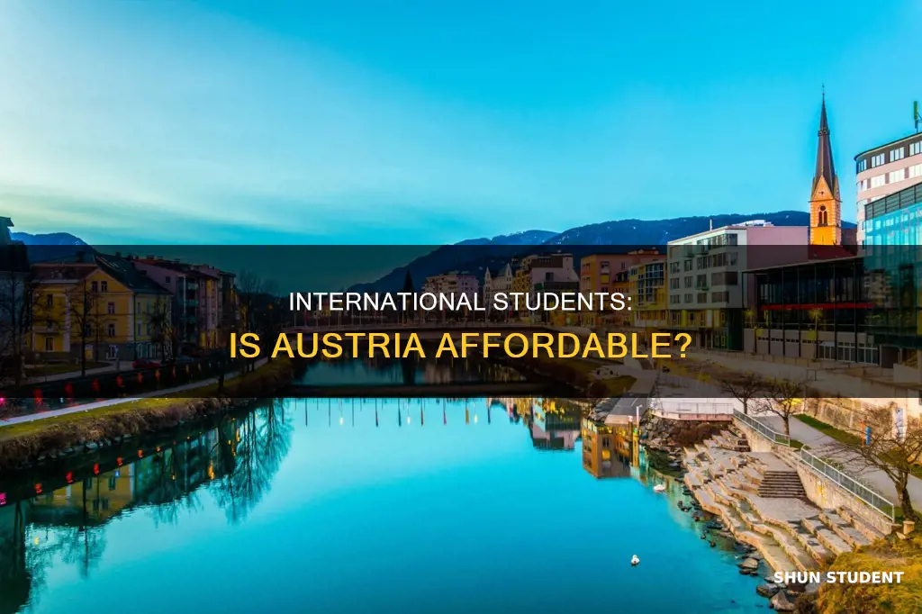 is austria cheap for international students