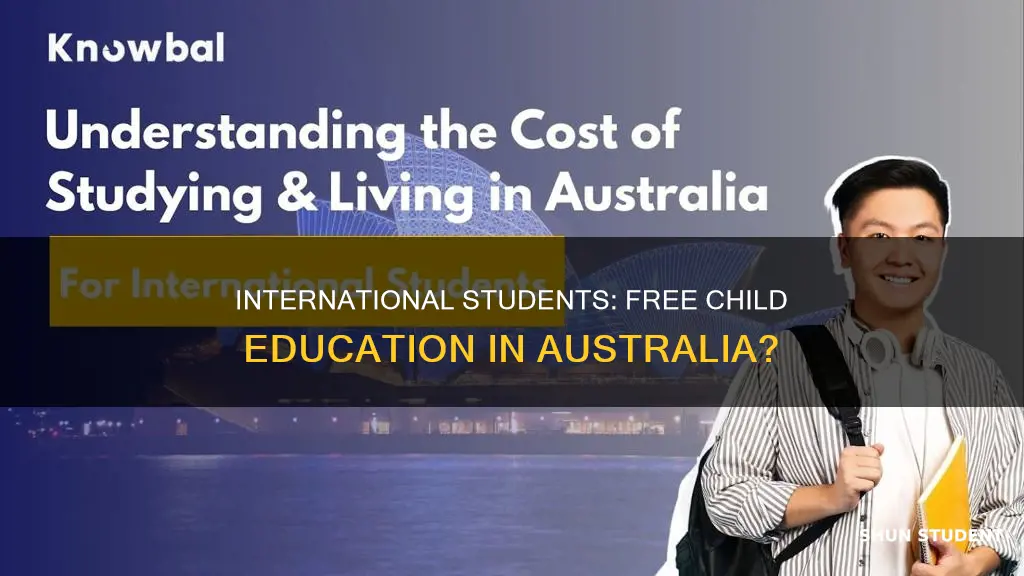 is child education free in australia for international students