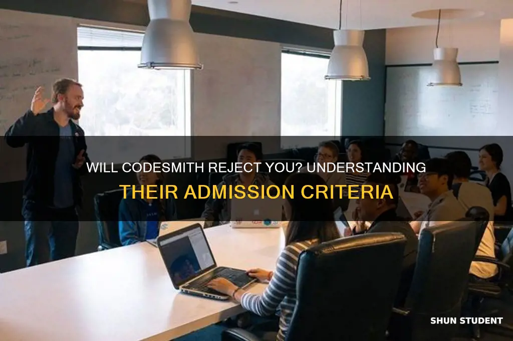 is codesmith will reject students