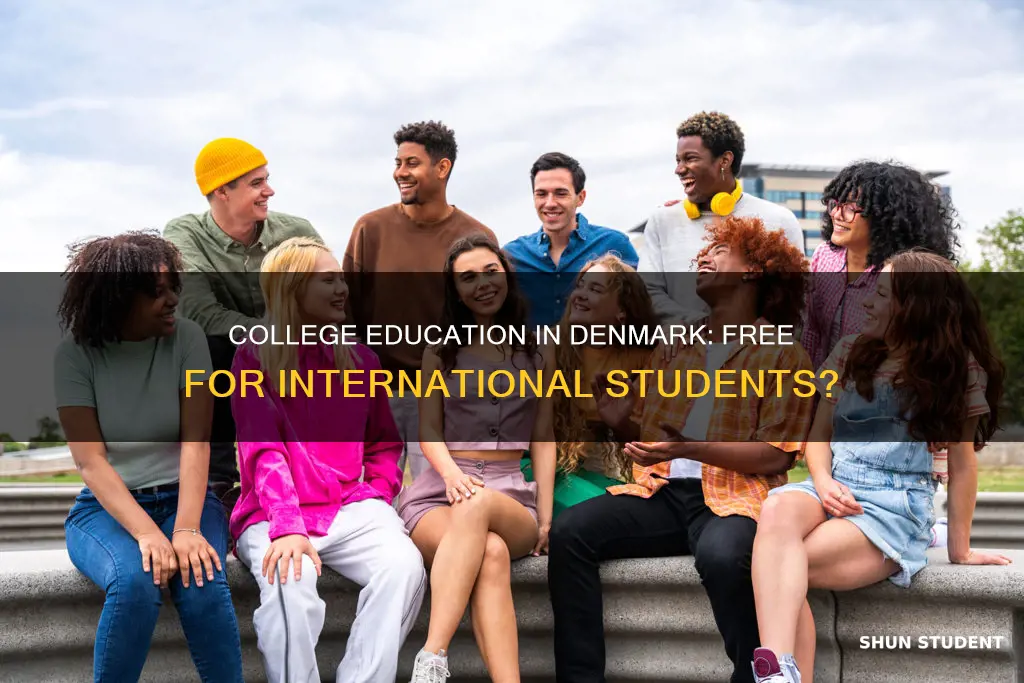 is college education free in denmark for international students