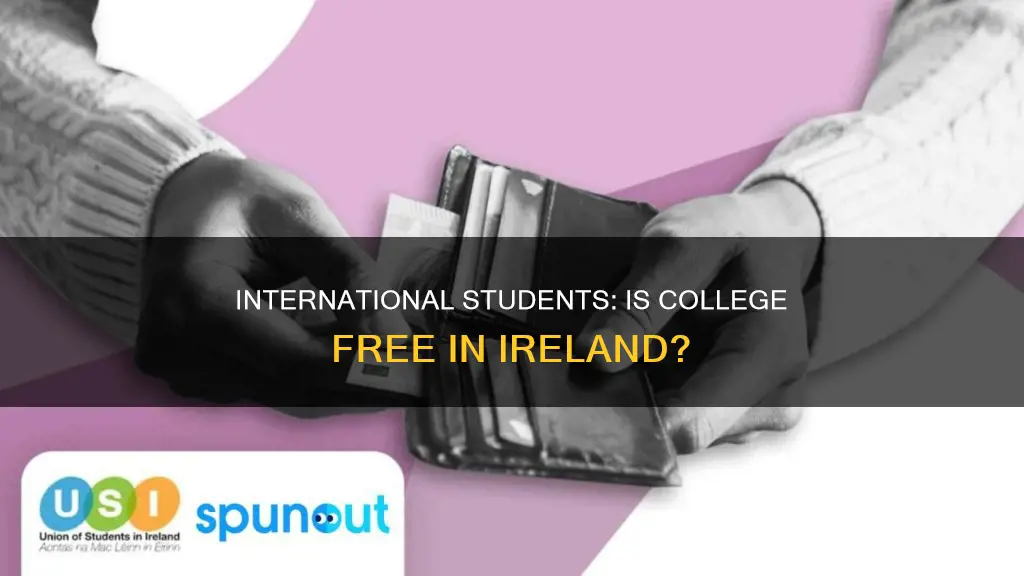 is college free in ireland for international students