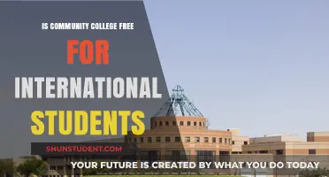 Community College Tuition Fees for International Students