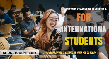 Community College in California: Free for International Students?