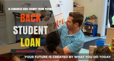 Are Congress Members' Kids Exempt from Student Loan Repayments?