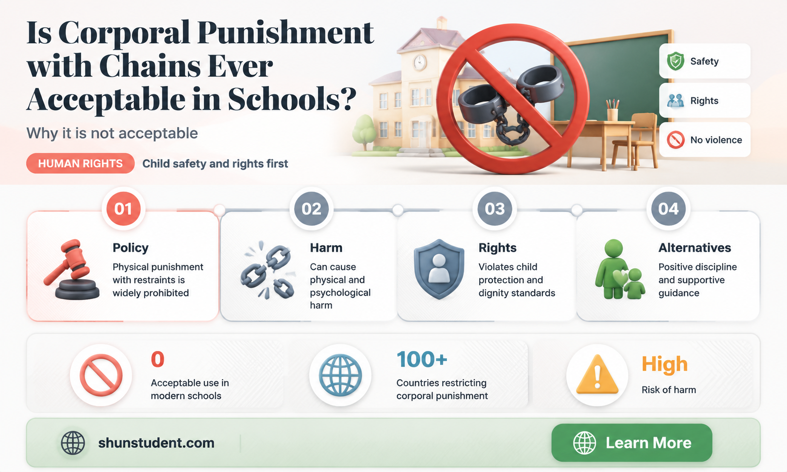 can a teacher use a chain to beat students