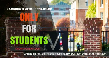 Courtyard at UMD: Students-Only or Open to All?