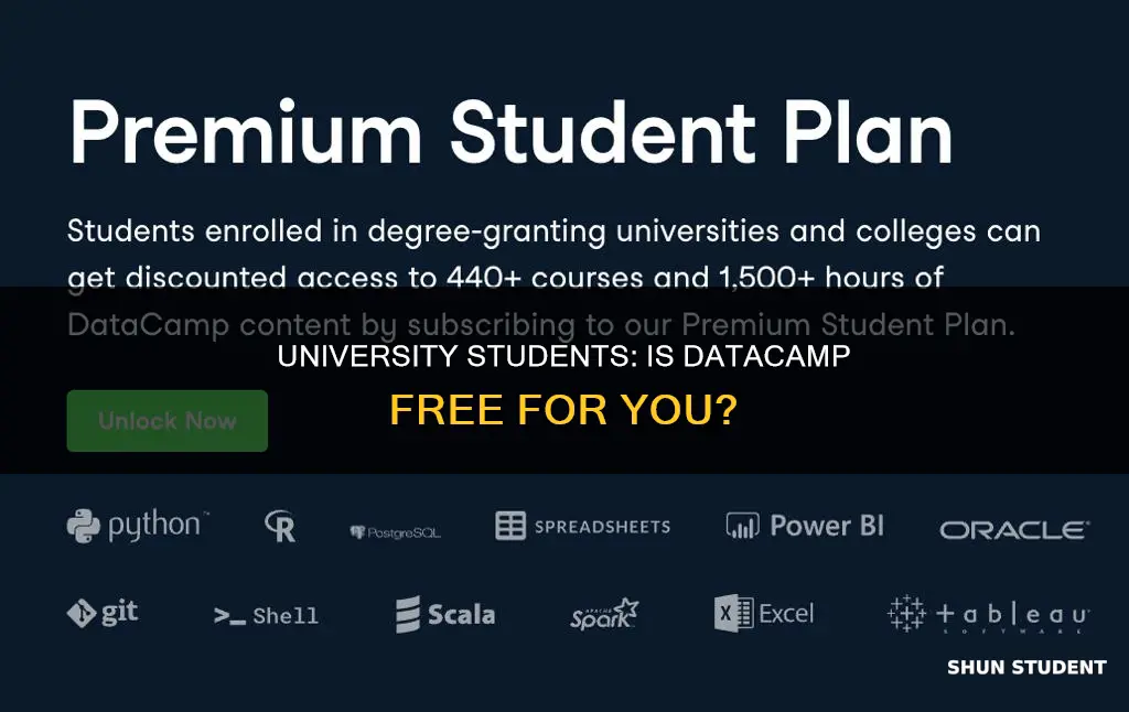 is datacamp free for university students
