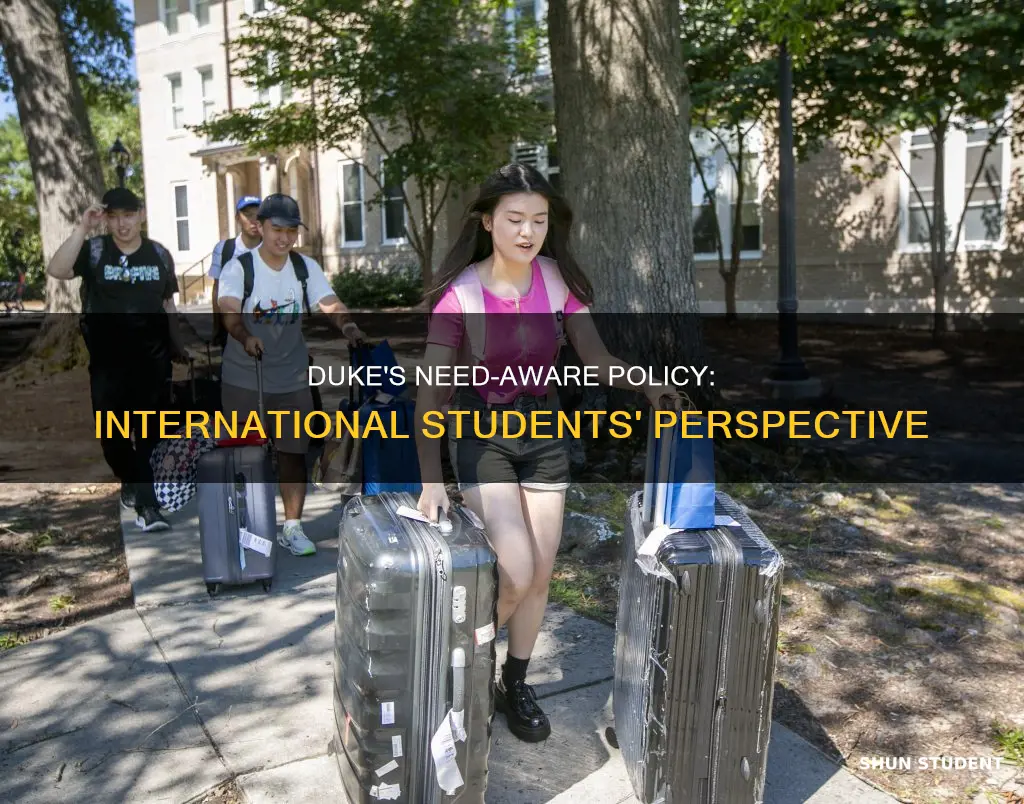 is duke need aware for international students