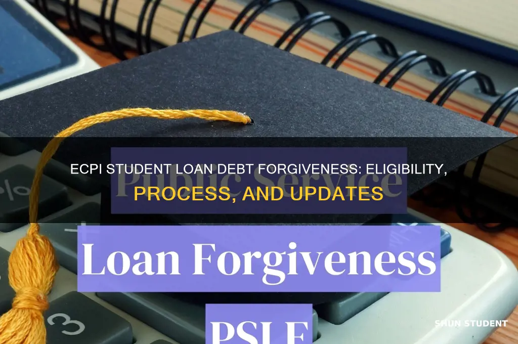 is ecpi in student loan debt forgiveness