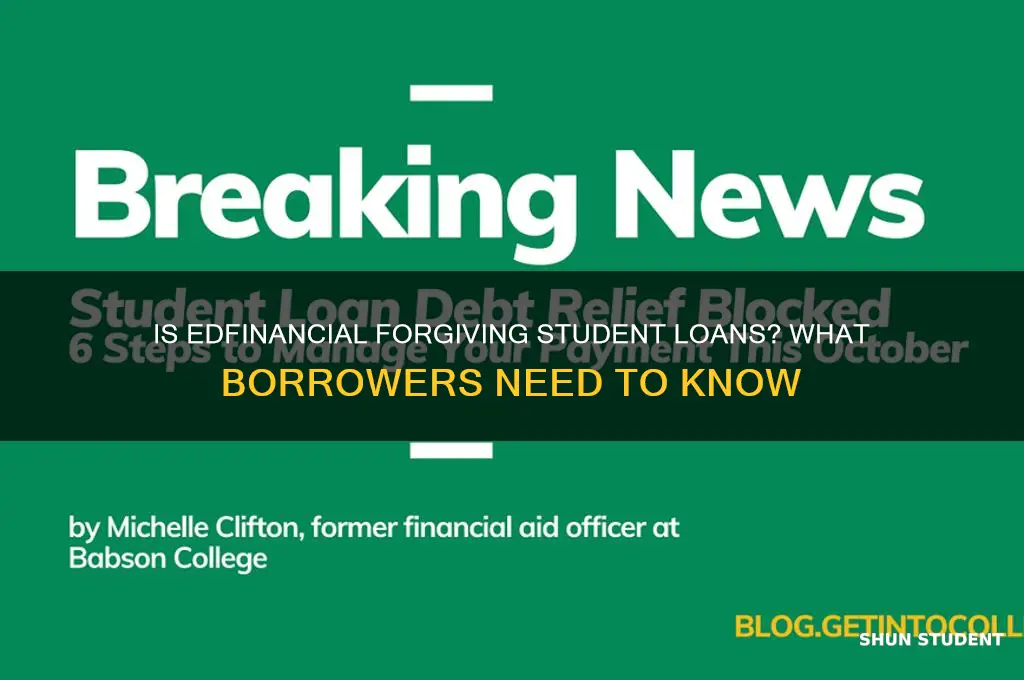is edfinancial forgiving student loans
