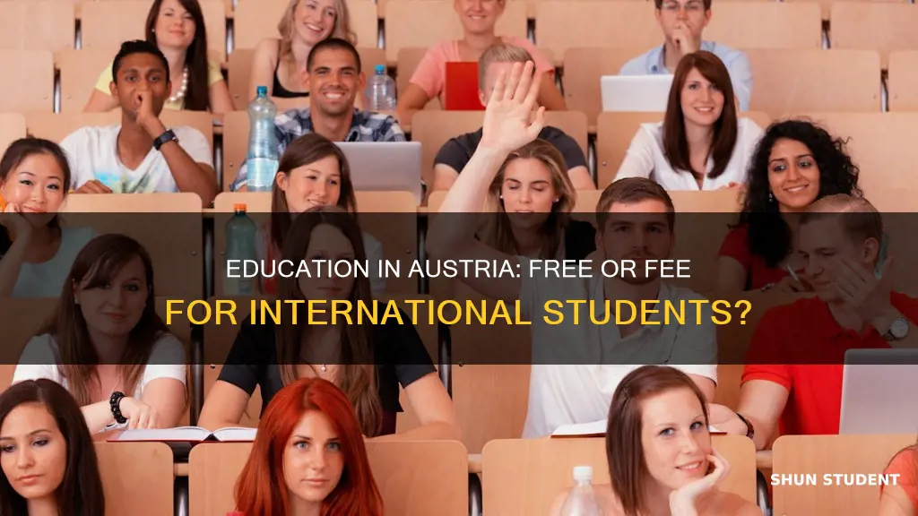 is education free in austria for international students