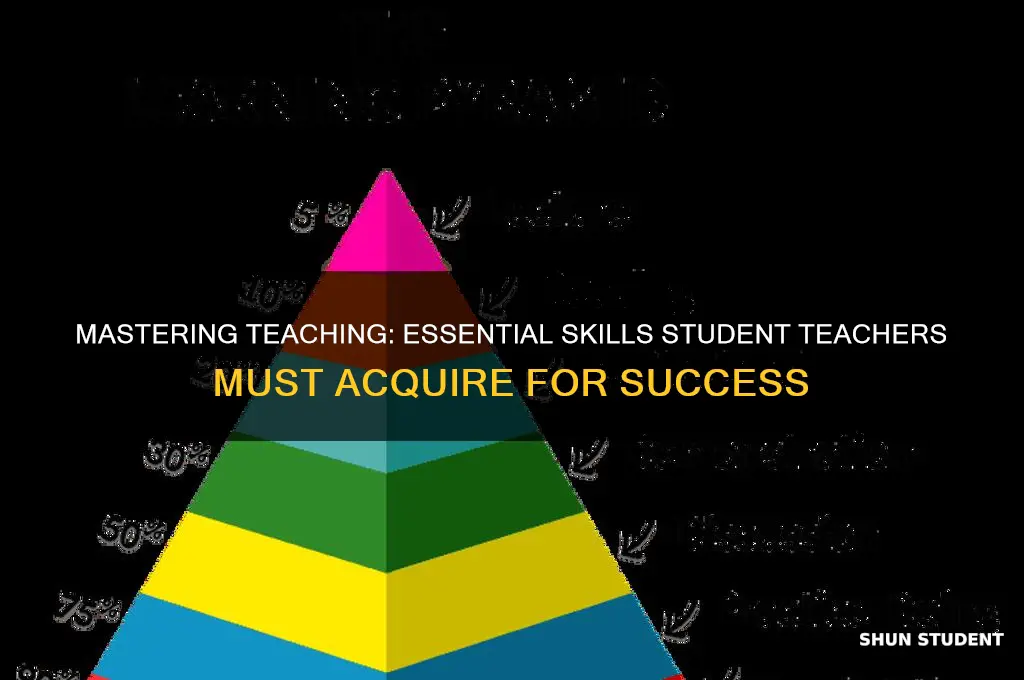 is expected for student teachers to master teaching