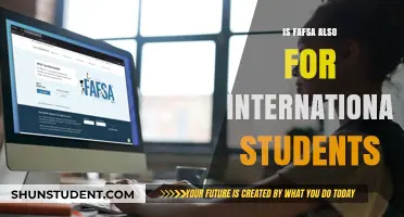 FAFSA: International Students' Eligibility and Application Process