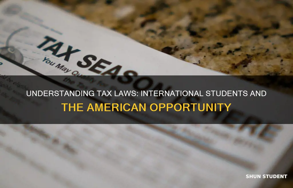 is filing an american opportunity as an international student illegal