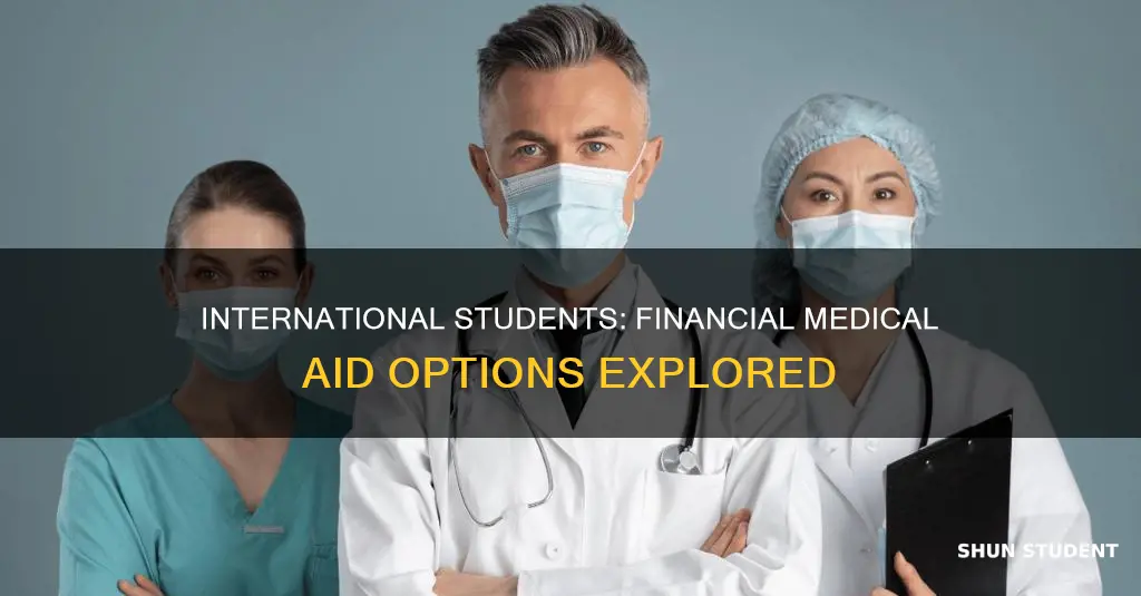 is financial medical assistance afforded to international students